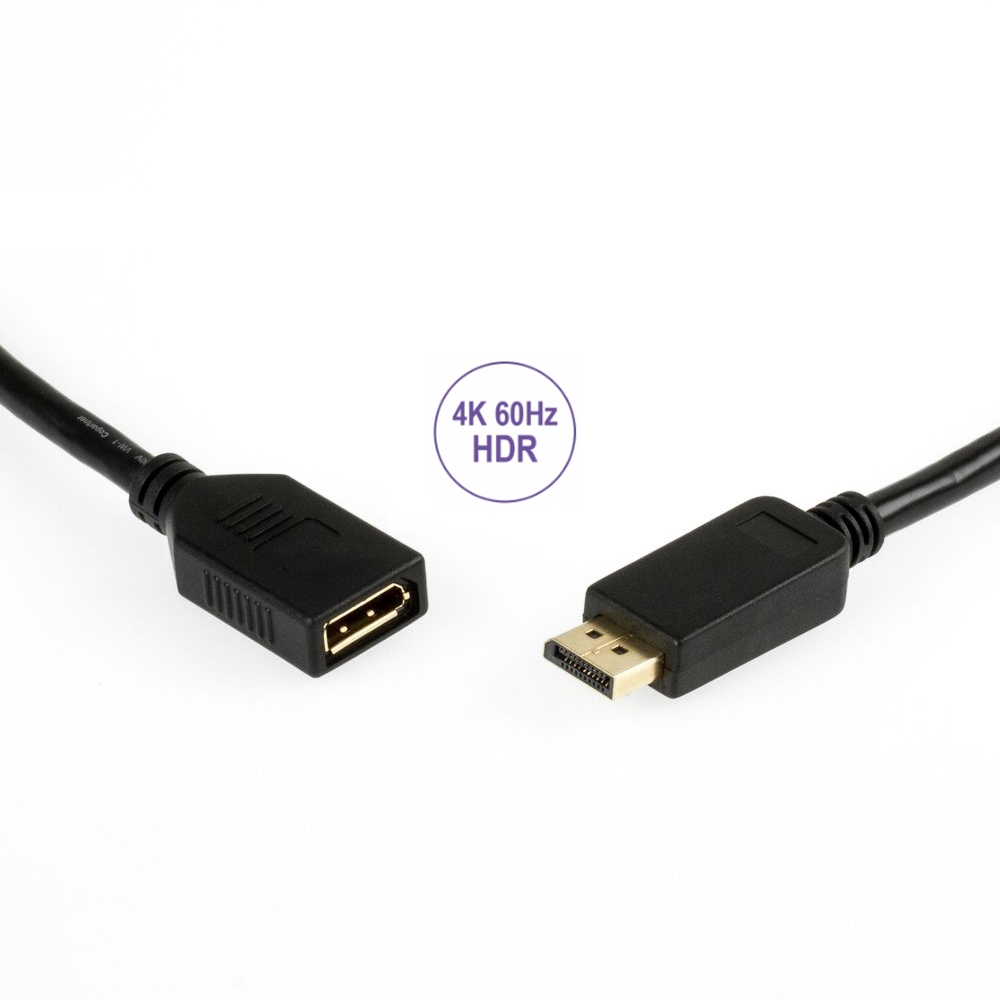 DisplayPort™ 1.2 Verlängerungskabel 4K@60Hz 5m DisplayPort™ 1.2 Verlängerungskabel 4K@60Hz 5m
